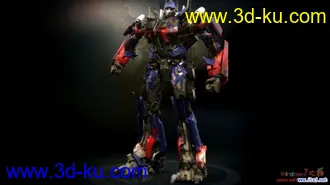 3D打印模型擎天柱的图片