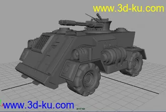 3D打印模型我做的战车的图片