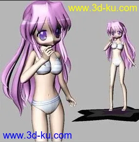 3D打印模型小萝莉二的图片