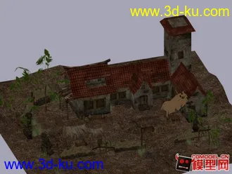 3D打印模型小房子的图片