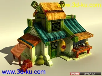 3D打印模型非原创Q版游戏道具的图片