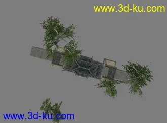 3D打印模型古代城门的图片
