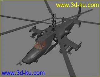 3D打印模型直升机的图片
