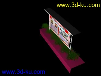 3D打印模型不锈钢展板的图片
