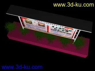 3D打印模型不锈钢展板的图片