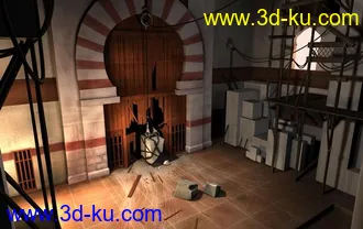 3D打印模型自建 场景 有灯光的图片