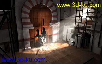 3D打印模型自建 场景 有灯光的图片