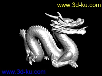 3D打印模型龙形雕塑的图片