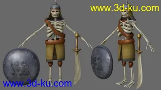 3D打印模型骷髅兵的图片