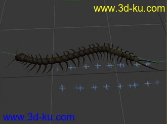 3D打印模型蜈蚣的图片