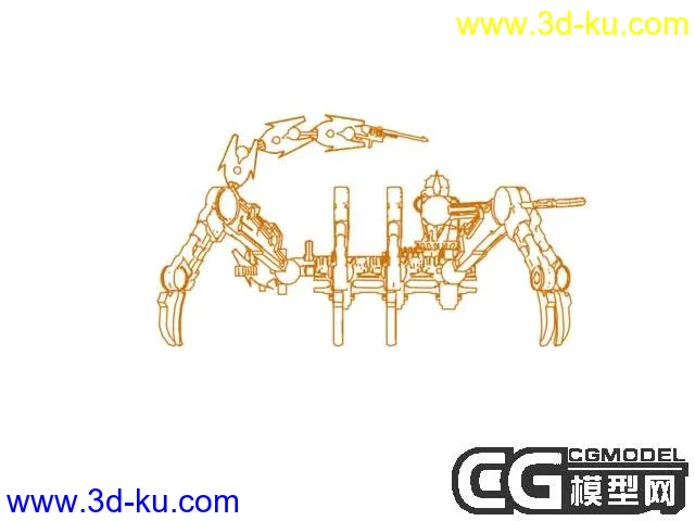 经典的机械蝎子模型的图片5