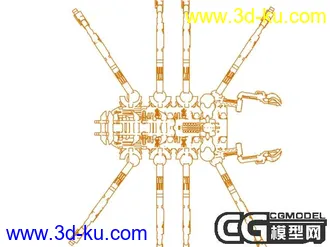 3D打印模型经典的机械蝎子的图片