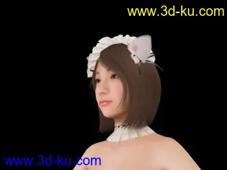 游戏高精度女模型的图片