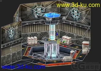 3D打印模型一个基地~自己做的的图片