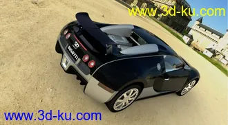3D打印模型超级跑车——布加迪的图片