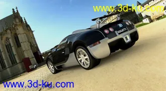 3D打印模型超级跑车——布加迪的图片