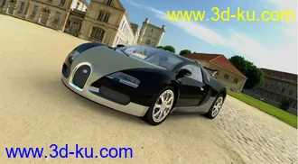 3D打印模型超级跑车——布加迪的图片