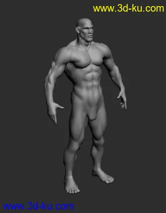3D打印模型筋肉男，可以学习一下结构的哦。的图片