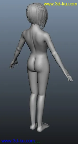 3D打印模型一个女人体的图片