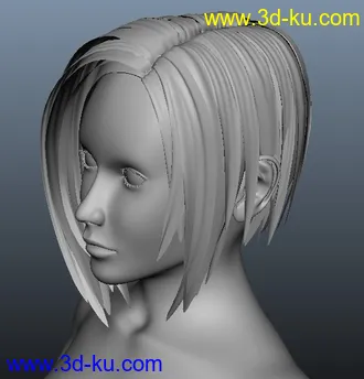 3D打印模型一个女人体的图片