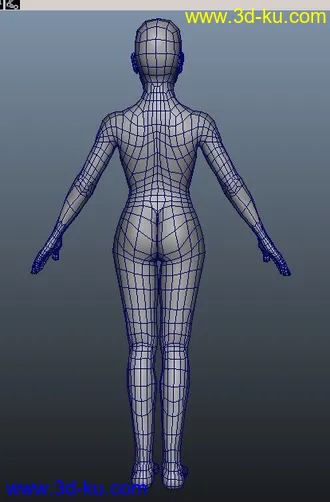 3D打印模型一个女人体的图片