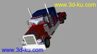 3D打印模型擎天柱变形动画maya版本的图片