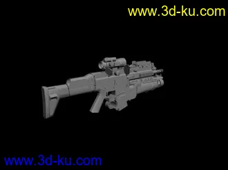 3D打印模型一把 scarl 和一把scarh 求高人画个贴图的图片