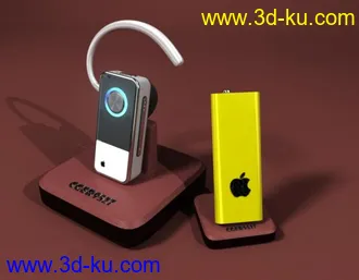 3D打印模型蓝牙耳机的图片