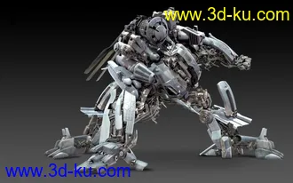3D打印模型变形金刚Blackout的图片