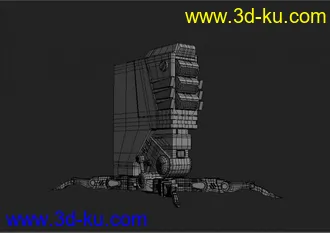 3D打印模型一个小机器人的图片