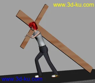 3D打印模型自己做的第一个人摸，还可以动的哦的图片