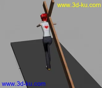 3D打印模型自己做的第一个人摸，还可以动的哦的图片