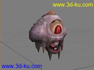 3D打印模型魔兽世界小宠物【贪睡的威利】 四边面的图片
