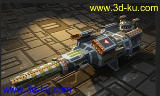 3D打印模型@@@@@@科幻太空护卫舰的图片