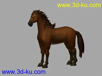 马的模型的图片