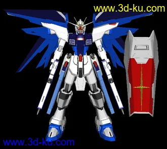 3D打印模型自由高达X10的图片