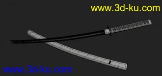 3D打印模型日本刀的图片