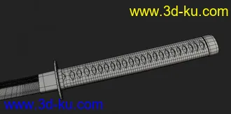 3D打印模型日本刀的图片