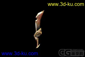 3D打印模型自己做得一把剑的图片