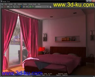 3D打印模型maya2012卧室的图片