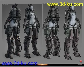 次世代游戏模型的图片