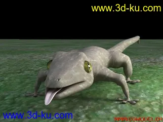 3D打印模型一只小守宫~的图片