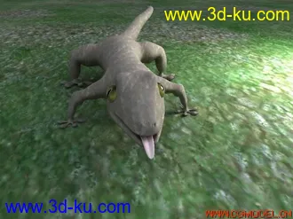 3D打印模型一只小守宫~的图片
