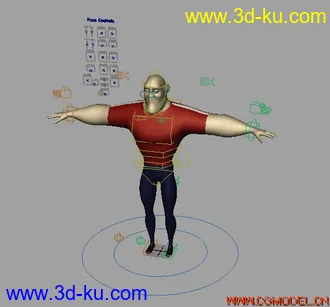 3D打印模型Baldman的图片