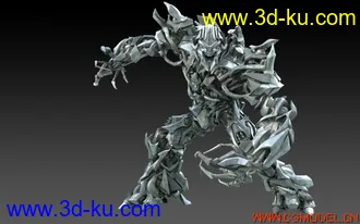 3D打印模型变形金刚Megatron的图片
