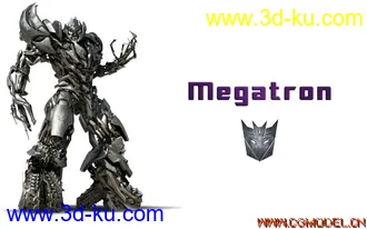 3D打印模型变形金刚Megatron的图片