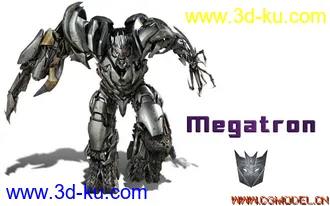 3D打印模型变形金刚Megatron的图片