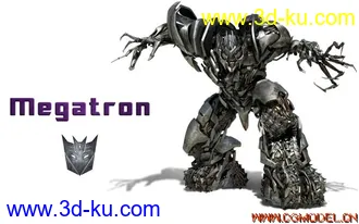 3D打印模型变形金刚Megatron的图片