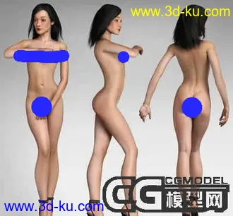 3D打印模型电影级别女子人模下载（max文件带贴图）的图片