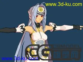 3D打印模型豪乳御姐Kos-Mos标准站姿(11楼追加新模)的图片